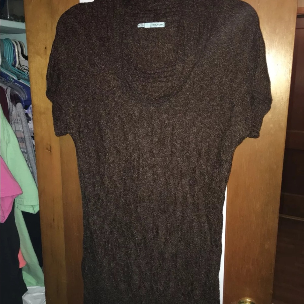 Maurice’s short sleeve sweater tunic XXL